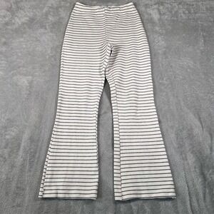 Urban Outfitters Women's M Black‎ Striped Flare Knit Pants Casual